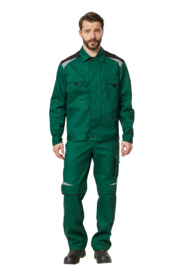 Куртка "Алатау" зеленый/черный